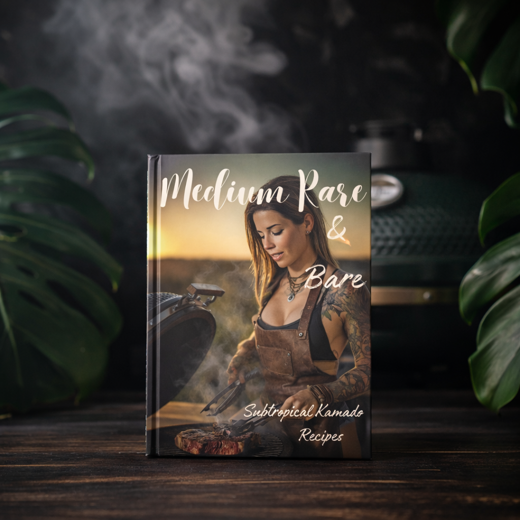 🏴󠁧󠁢󠁥󠁮󠁧󠁿 Medium Rare & Bare - Subtropical Kamado Recipes ( Hardcover )